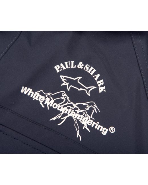 Paul & Shark Blue White Mountaineering Typhoon Field Gilet Navy/white for men