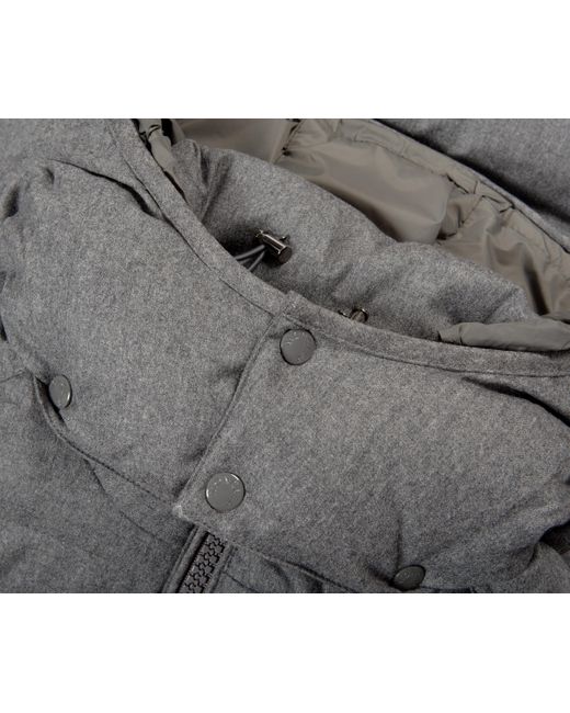 Moncler Gray Montgenevre Short Down Jacket Grey for men