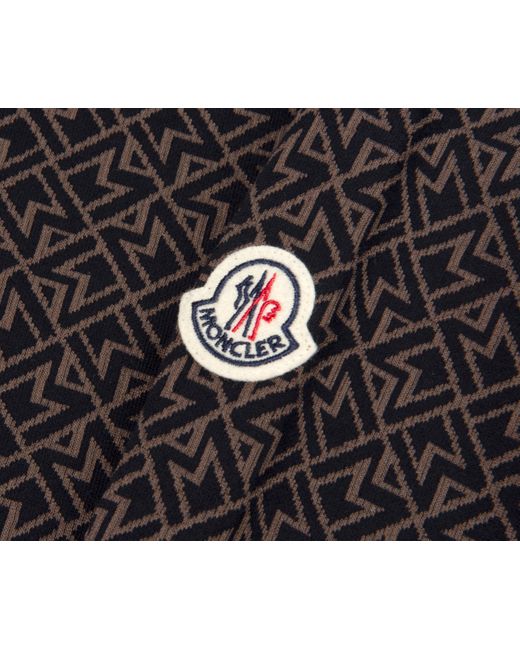 Moncler Black Monogram Hoody for men