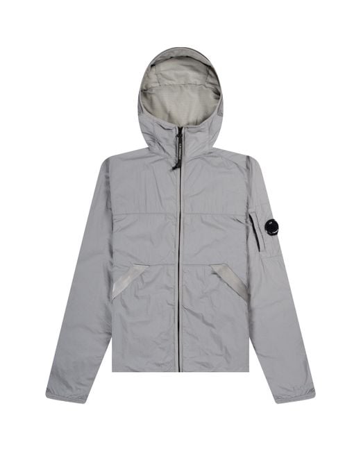 Pockets Gray Cp Company 'g.d.p. Polartec' Hooded Jacket Griffin Grey for men