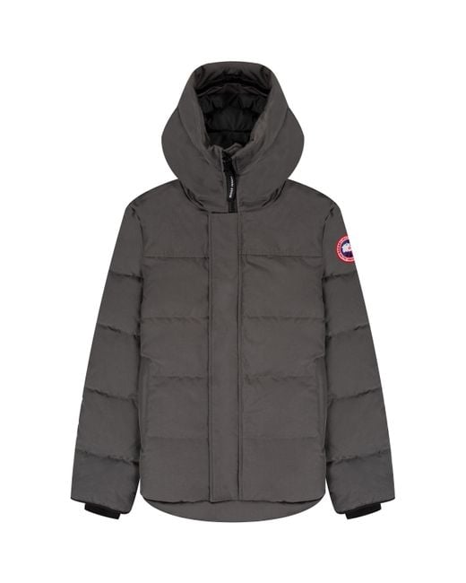 Canada Goose Gray Macmillan Hooded Parka for men
