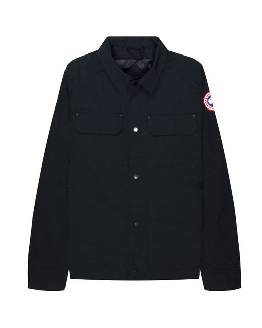 Canada Goose Black Burnaby Chore Jacket for men
