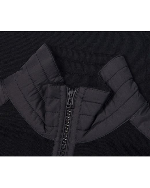 Belstaff Black Kilmington 1/4 Zip Jumper for men