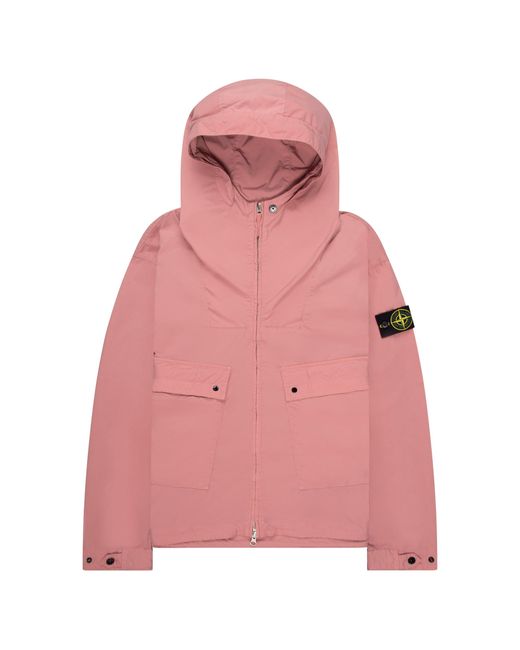 Stone Island Pink Light Compact Touch Poly Tc Jacket for men