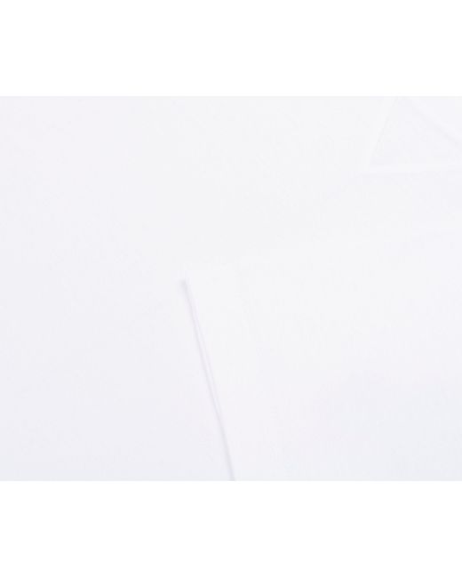 Moncler White Double Patch Logo T-Shirt for men