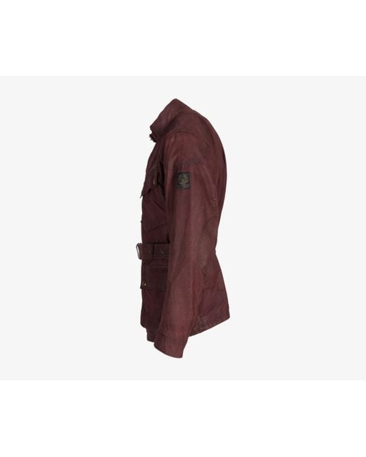 Belstaff trialmaster 1969 Sammy Miller Wax Cotton Jacket Cardinal Red for Men Lyst UK