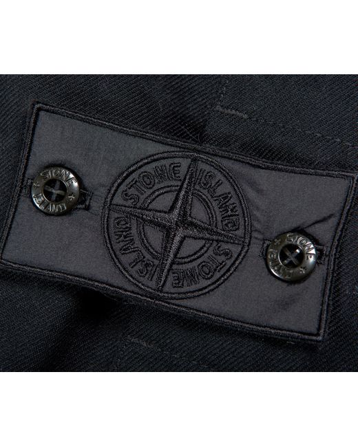 plain black stone island jumper