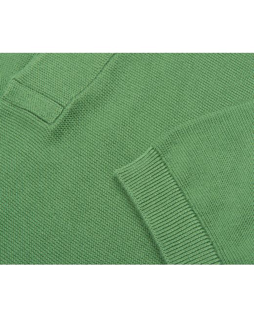 Lacoste Green Towel Knitted Polo for men