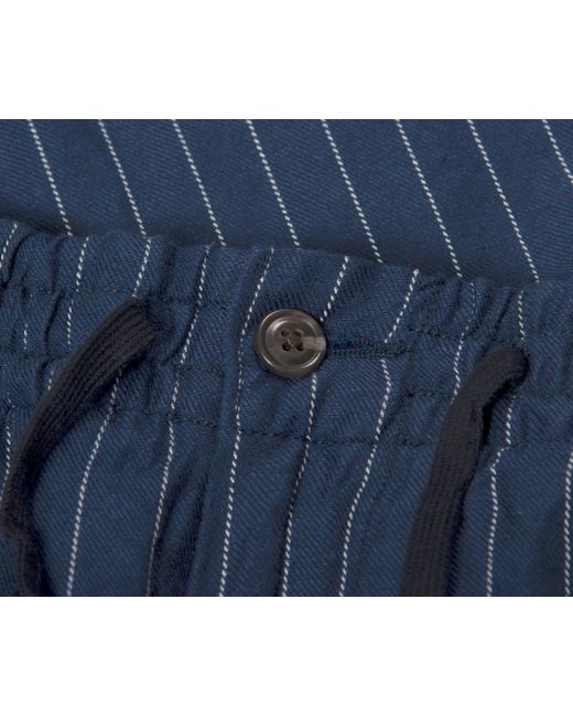 Polo Ralph Lauren Blue Prepster Striped Drawstring Trousers Navy for men