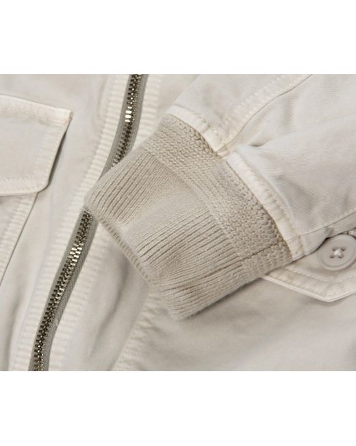 Belstaff Gray Chartsman Bomber Jacket for men