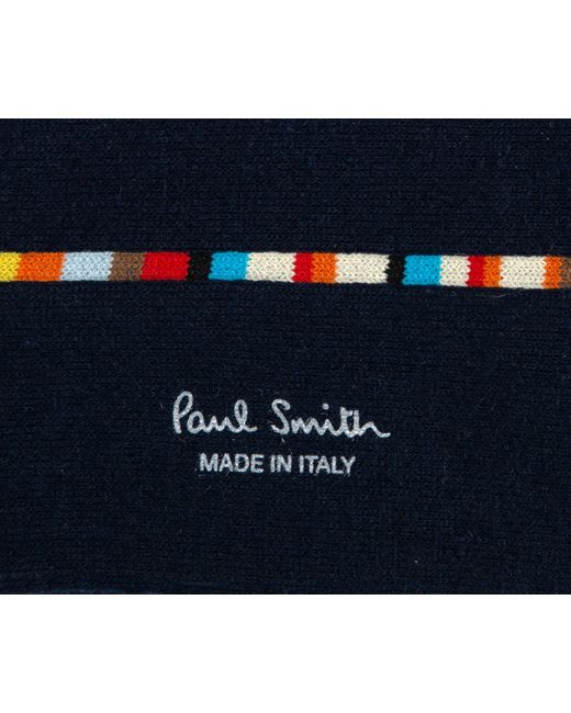 Paul Smith Blue Vittore Socks Navy for men