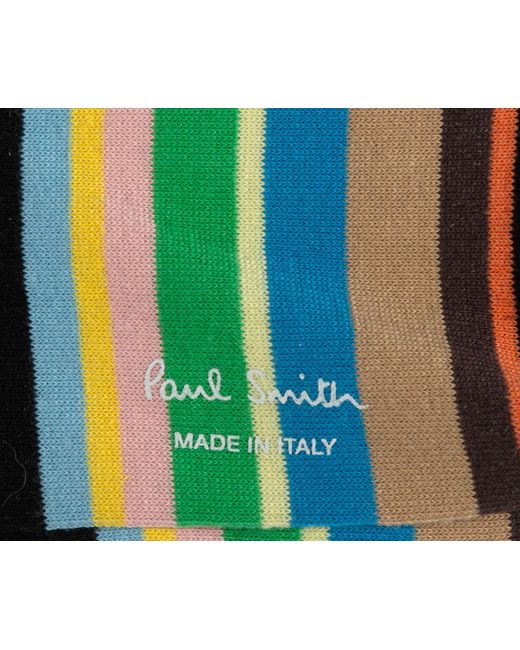 Paul Smith Franklin Stripe Socks Black Multi for men