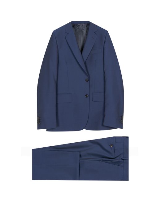 Paul Smith Wool Soho Tailored Mohair Suit Blue for Men - Lyst