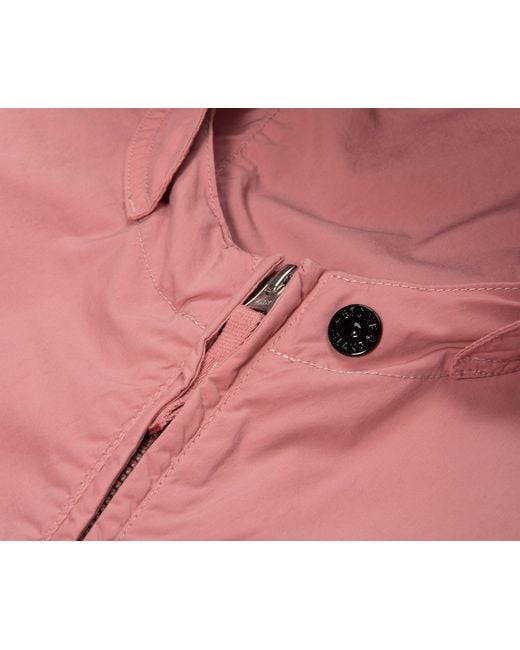Stone Island Pink Light Compact Touch Poly Tc Jacket for men