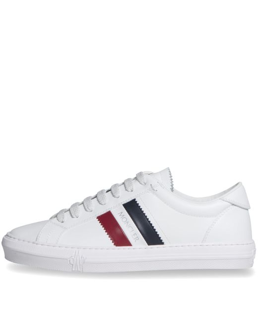 Moncler White New Monaco Trainer for men