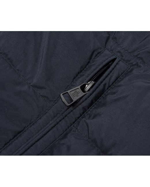 Moncler Blue Barthe Down Gilet for men