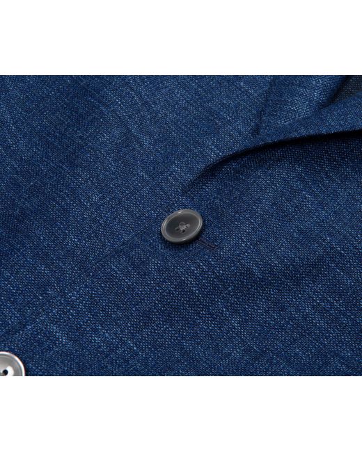 Boss Blue C-Hanry Linen Blazer for men