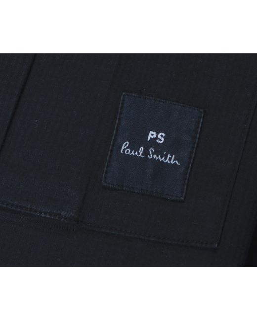 Paul Smith Blue Ls Double Pocket Utility Shirt Dark Navy for men