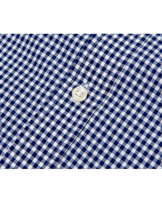 Polo Ralph Lauren Blue Checkered Custom Fit Ls Shirt for men