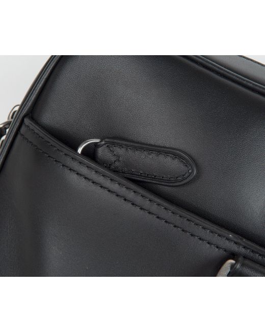 Polo Ralph Lauren Black Leather Briefcase Bag for men