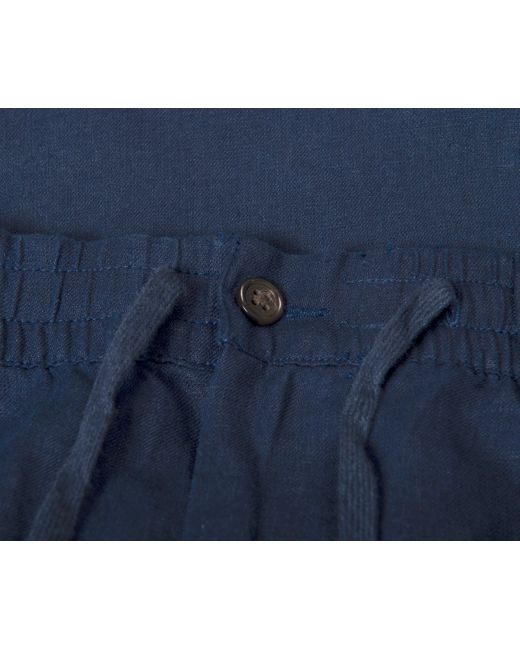 Polo Ralph Lauren Blue Drawstring Chino Trousers Navy for men