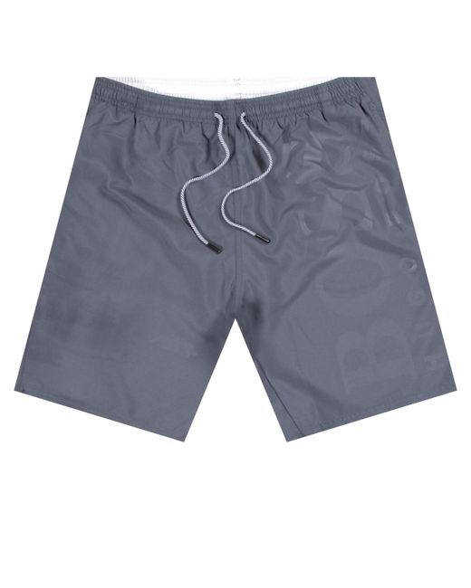 BOSS Hugo orca Swim Shorts Dark Grey in Blue for Men Lyst UK