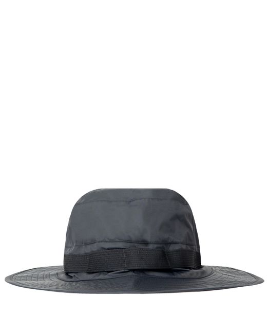 C P Company Blue Metropolis Series Side Print Logo Nylon Bucket Hat Black for men