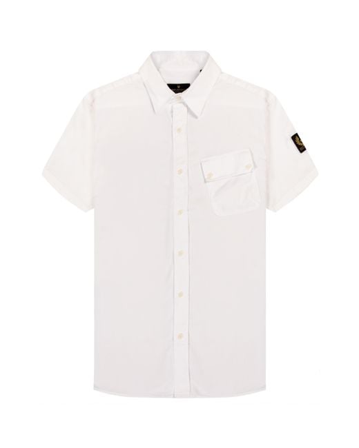 Belstaff Pitch Ss Shirt White for men