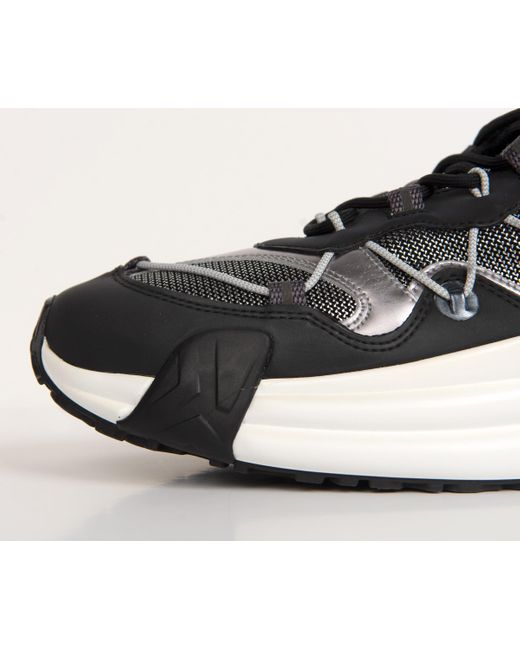 Moncler Black Compassor Trainers for men