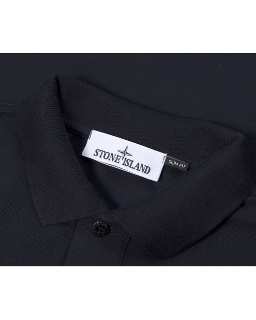 Stone Island Blue Box Logo Polo for men