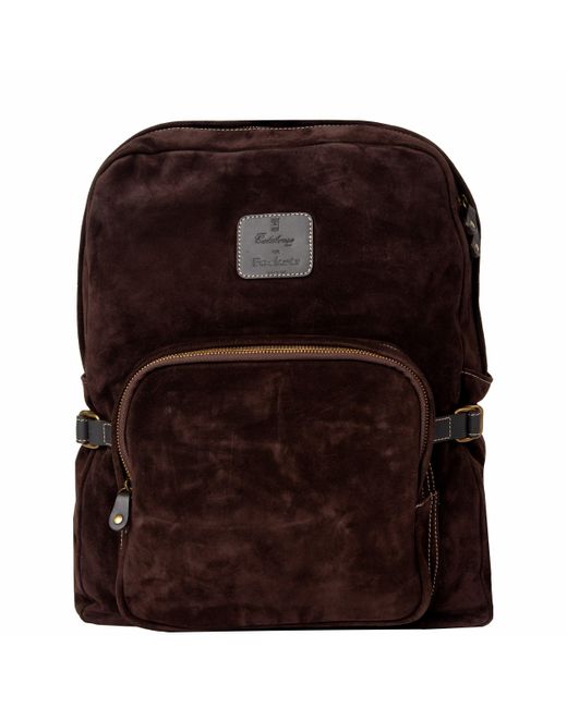 Calabrese 1924 Brown Suede Backpack for men
