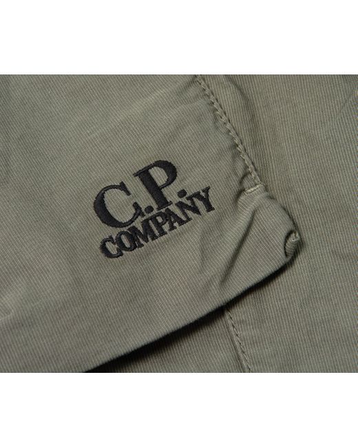 C P Company Green Ottoman Cargo Trouser Khaki for men