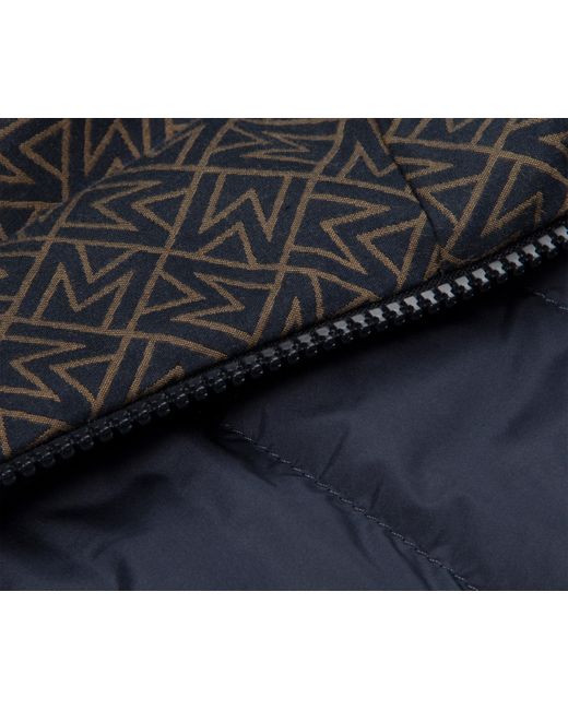 Moncler Black Guery Monogram Reversible Hooded Short Down Jacket for men