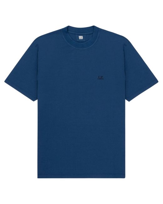 C P Company Blue Crepe Jersey T-Shirt for men