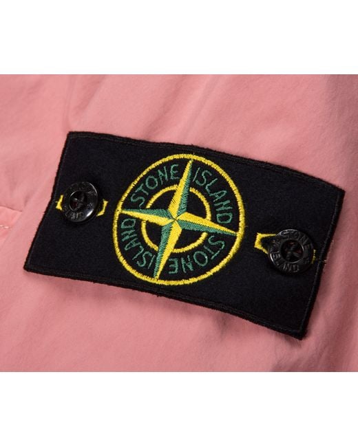 Stone Island Pink Light Compact Touch Poly Tc Jacket for men