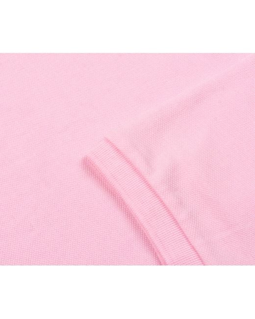 Polo Ralph Lauren Pink Custom Slim Fit Mesh Polo Shirt for men