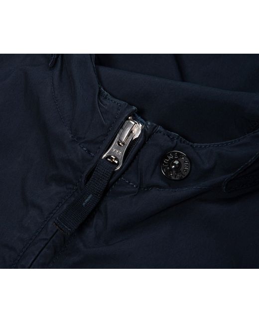 Stone Island Blue Light Compact Touch Polyester Jacket for men