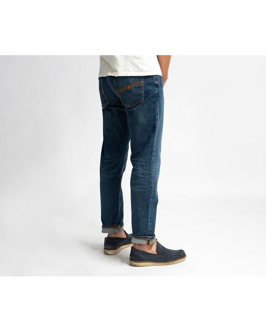 Nudie Jeans Blue Lean Dean Jeans for men