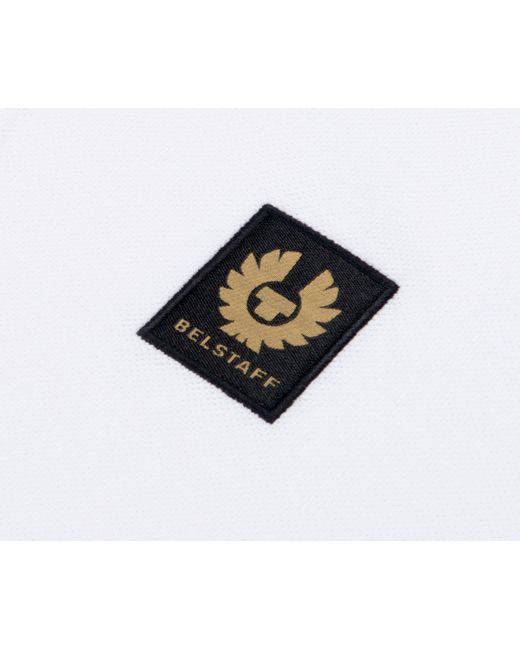 Belstaff White Logo Polo for men