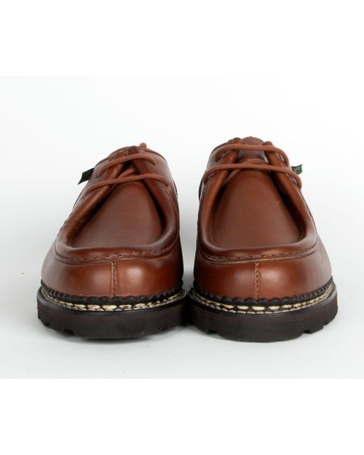 Paraboot Brown Michael Shoe for men