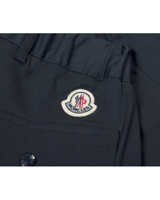 Moncler Blue Chino Bermuda Shorts for men