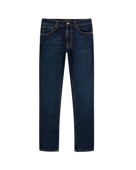 Nudie Jeans Blue Lean Dean Jeans for men