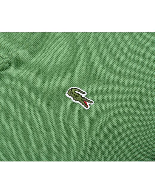 Lacoste Green Towel Knitted Polo for men