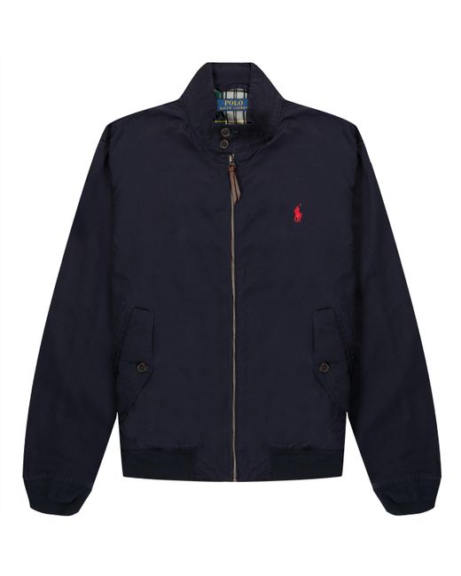 Polo Ralph Lauren Blue Cotton Twill Jacket Navy for men
