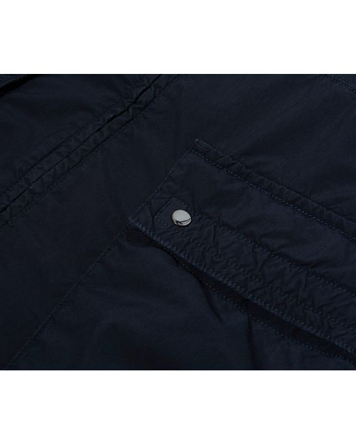 Stone Island Blue Light Compact Touch Polyester Jacket for men