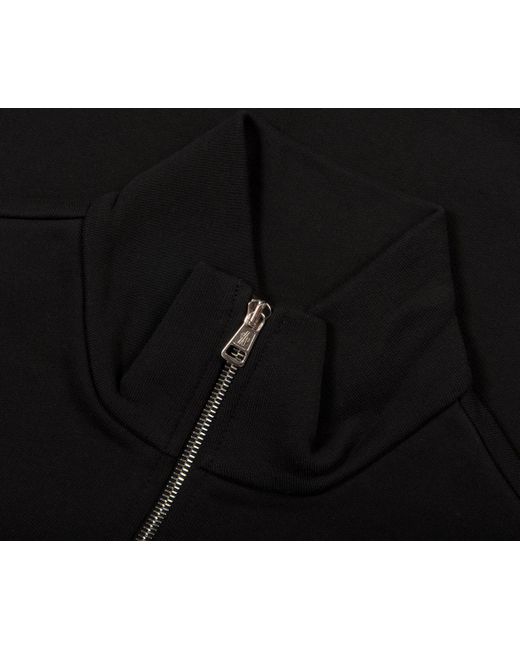 Moncler Ls 1/4 Zip Sweatshirt Black for men