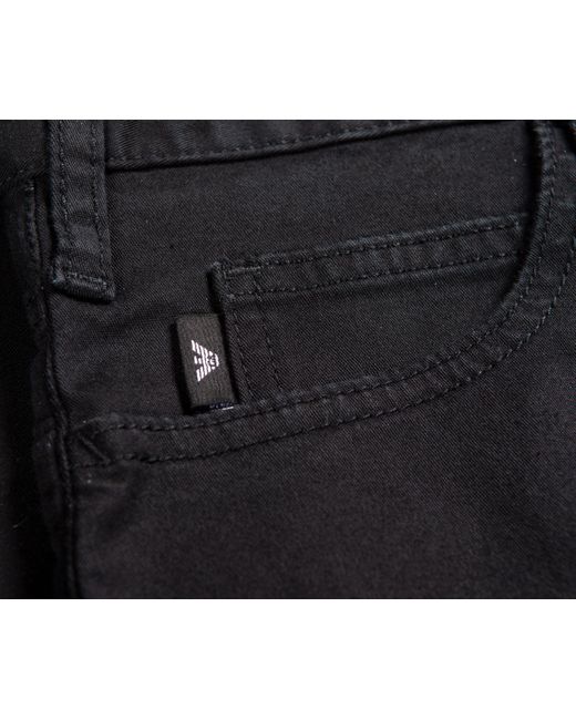 emporio armani j21 regular fit jeans black