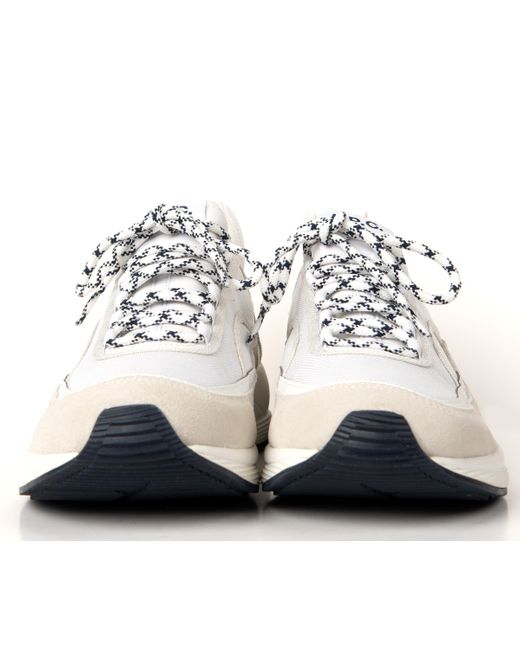 Pockets Apc Run Around Suede & Reflective Trainers White for men