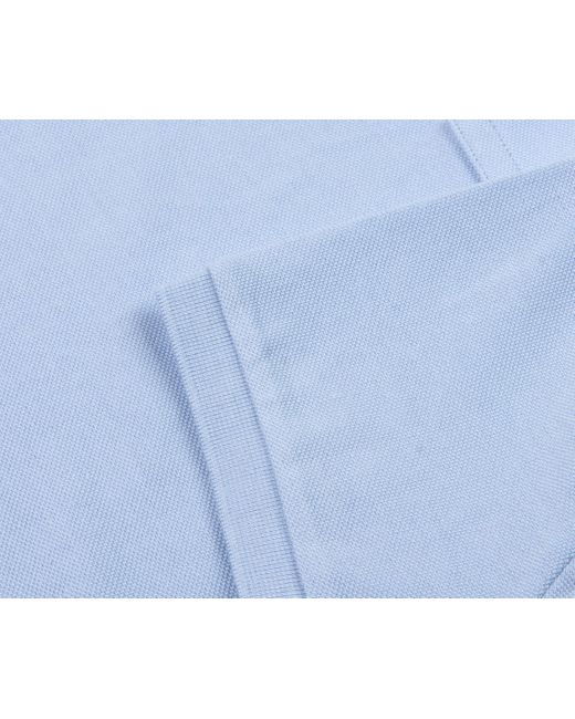 Polo Ralph Lauren Blue Custom Slim Fit Mesh Polo Shirt for men