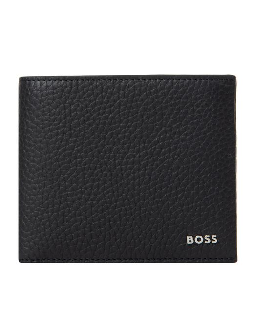 Boss Crosstown Leather Wallet Black for men